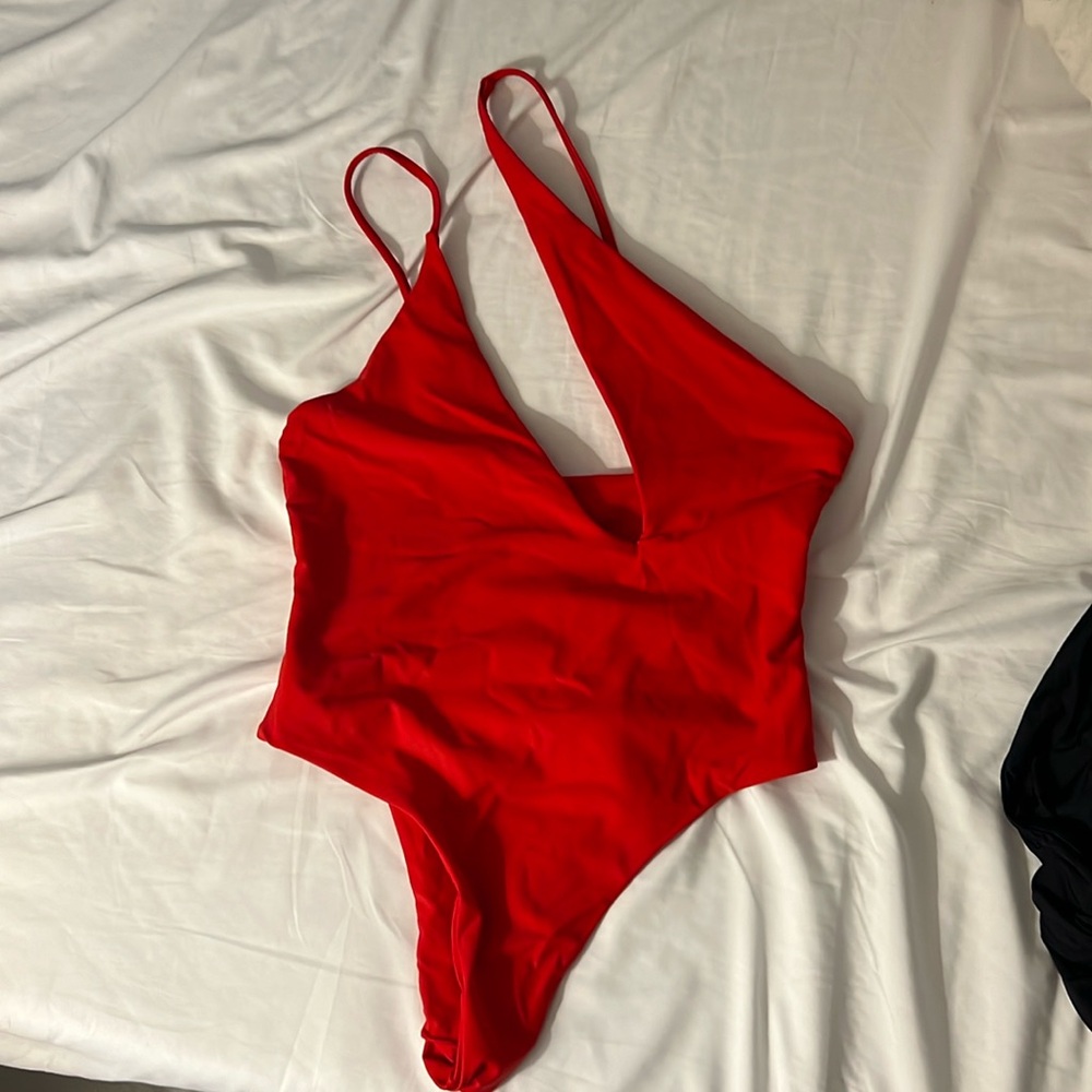One Shoulder one-piece